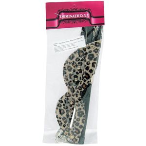 Kit Chicote Com Máscara E Algema Fina Pelúcia Dominatrixxx
