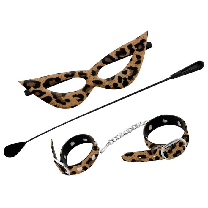 Kit Tiazinha Trio Algema Luxo Bichos Dominatrixxx