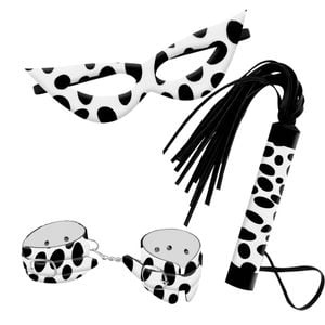 Kit Tiazinha Trio Algema Bracelete Luxo Bichos Dominatrixxx