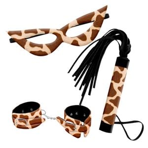 Kit Tiazinha Trio Algema Bracelete Luxo Bichos Dominatrixxx
