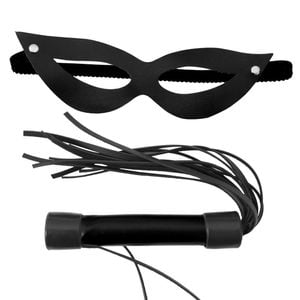 Kit Tiazinha Com Chicote 20cm Liso Dominatrixxx