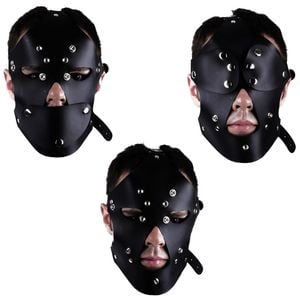 Máscara Capuz Preta Lux Dominatrixxx