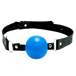 Mordaça Bola Com Tira Em Couro Dominatrixxx