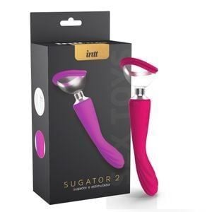Vibrador Sugator 2 Em 1 Sucção E Vibrador Intt 
