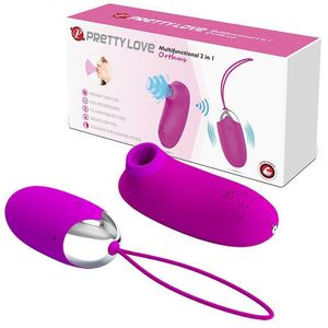 Vibrador 2 Em 1 Orthus - Pretty Love