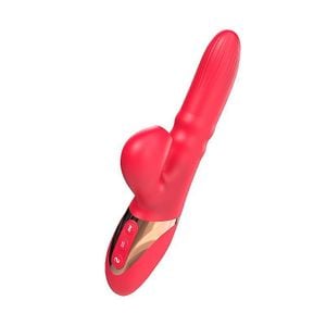 Vibrador De Ponto G E Clitóris Com Pulsação E Vai E Vem De Anel - Slinding 2 - Dibe