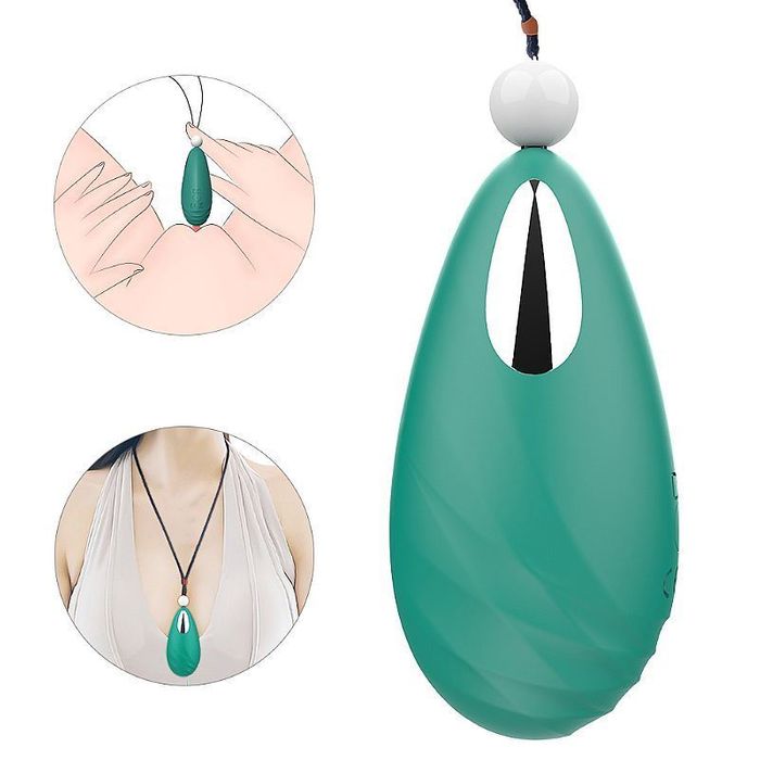 Vibrador Em Formato De Colar Com Pérola  Beryl S Hande