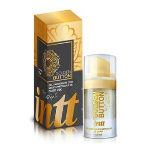 Golden Button Gel Anal Partículas De Ouro 23k 17ml Intt