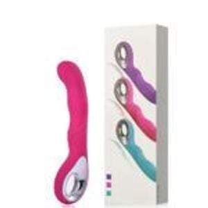 Vibrador Recarregável Ponto G Com Alça Metalizada Possui 10 Modos De Vibração