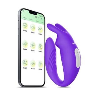 Vibrador De Casal Com App Hera