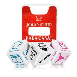 Dados Strip Tease para Casal - 3 un.