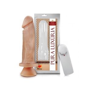 Prótese 18 x 4,4 cm com Vibrador e Ventosa (PV023 /pv022)