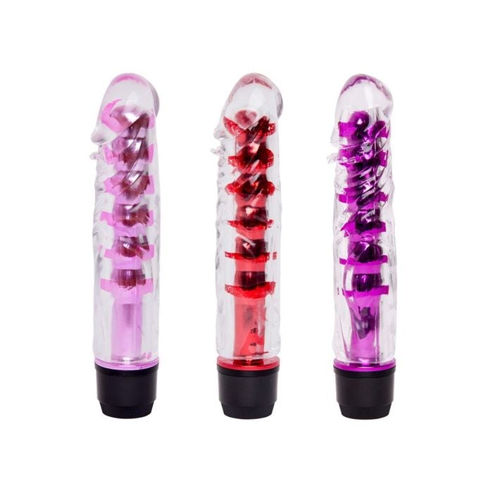 Vibrador Translúcido à Prova d'água 15cm