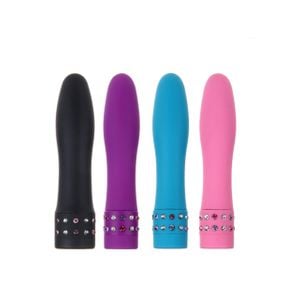 Vibrador Personal Luxo com Strass Diamond 8cm
