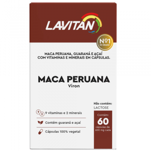 Lavitan Maca Peruana (60 cápsulas de 600 mg cada)