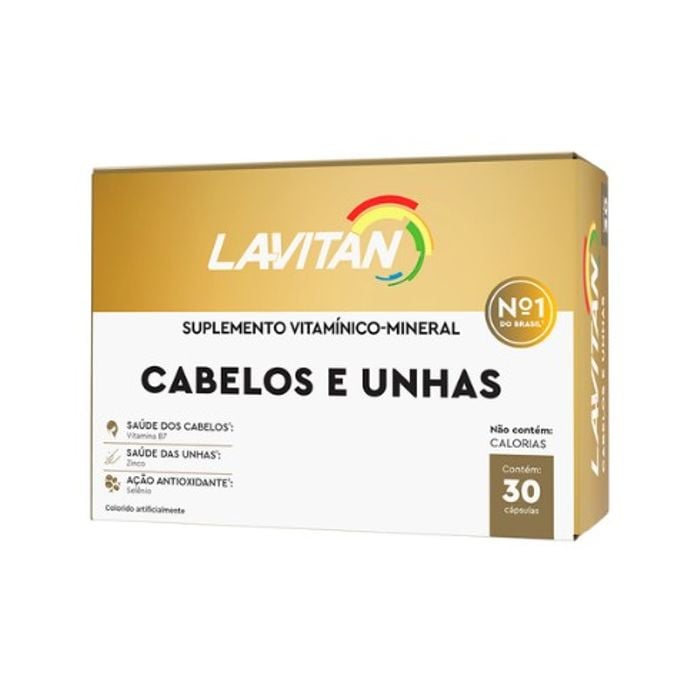Lavitan Cabelos e Unhas 60 cápsulas
