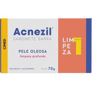 Acnezil Sabonete Barra para Pele Oleosa 70g