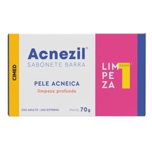 Acnezil Sabonete Barra para Pele Acneica (acne, espinha) 70g