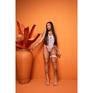 Body Tailandês Perfumado com Pérolas e Persex