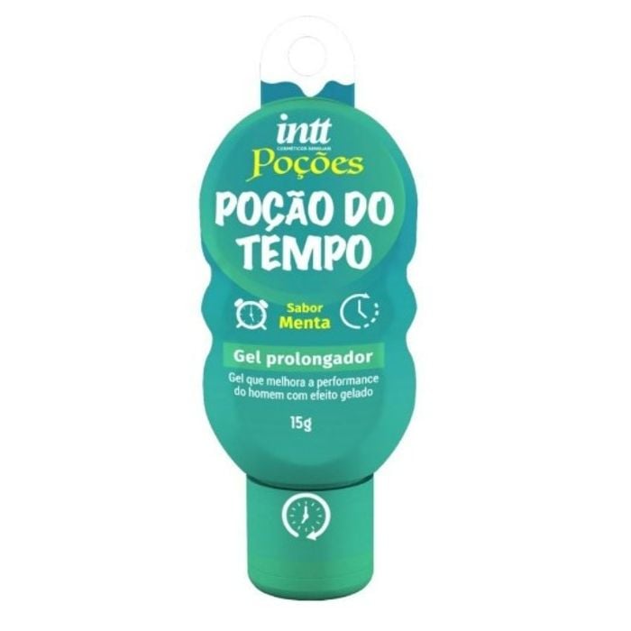 Poção do Tempo (Prolongador de Ereção) sabor menta - Linha Poções 15g