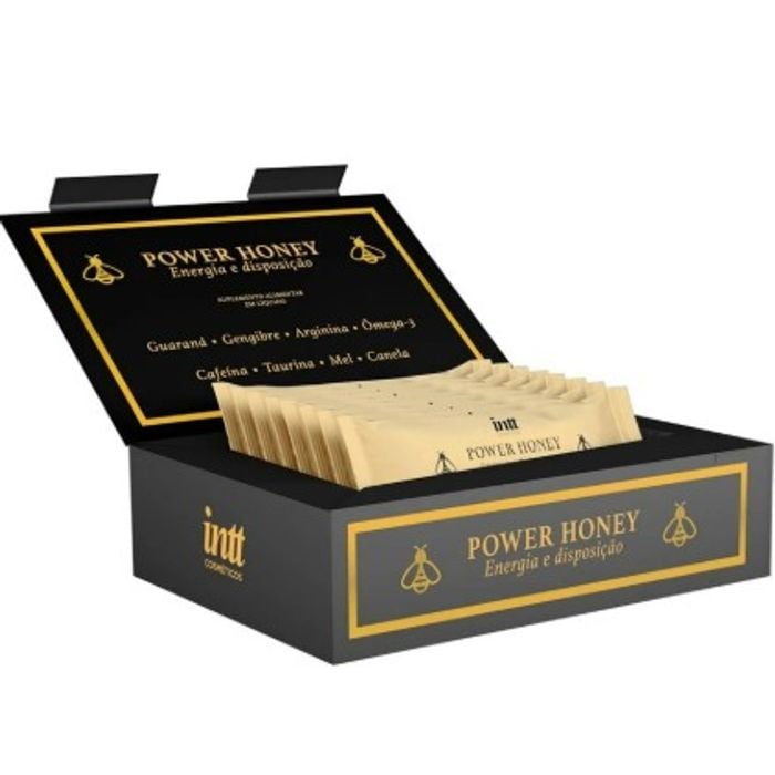 Suplemento Alimentar / Energético Power Honey 10g (Mel) Caixa com 8 unidades