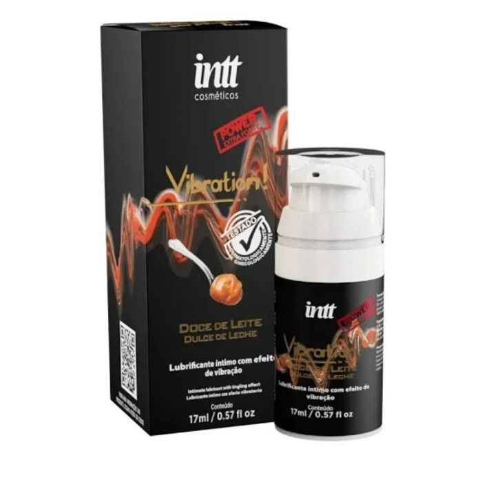 Vibration Extra Forte - Vibrador Líquido Beijável (Doce de Leite) 17ml