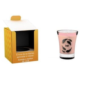 Vela Beijável Pêssego (Copo de Vidro) 30g