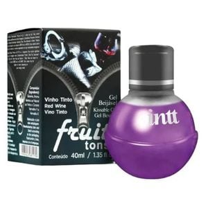 Gel Comestível Fruit Sexy 50 Tons de Prazer (Vinho Tinto) 40ml