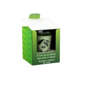 Vela Beijável Menta (Copo de Vidro) 30g