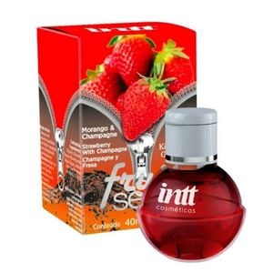 Gel Comestível Fruit Sexy Morango com Champagne 40ml