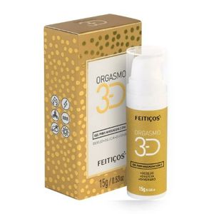 Orgasmo 3D - Excitante e Vibrador Líquido 15g