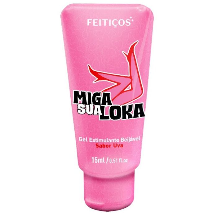 Miga Sua Loka Gel Estimulante Beijável (Sabor Uva) 15g