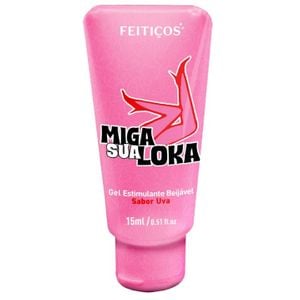 Miga Sua Loka Gel Estimulante Beijável (Sabor Uva) 15g