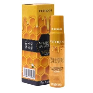 Melzinho com Safadeza - Gel Excitante Beijável Sabor Mel - 17ml