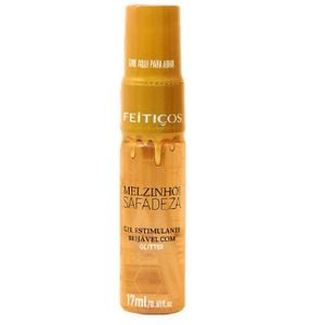 Melzinho com Safadeza - Gel Excitante Beijável Sabor Mel - 17ml
