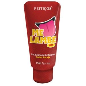 Me Lambe Hot Gel Estimulante Beijável (Sabor Cereja) 15g