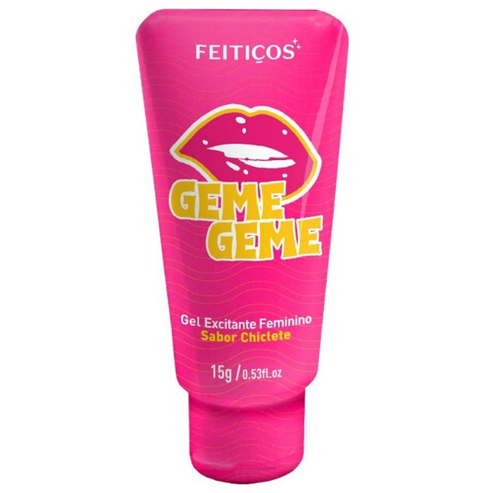 Geme Geme Gel Excitante Feminino (Sabor Chiclete) 15g