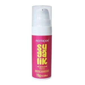Sugalik - Sugador Líquido - Sabor Frutas Vermelhas - 15g