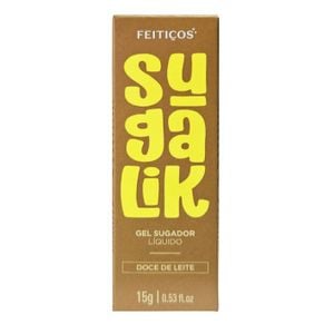 Sugalik - Sugador Líquido - Sabor Doce de Leite - 15g