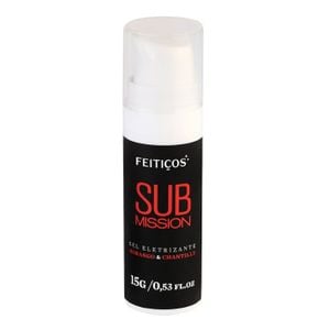 Submission - Gel Eletrizante para Beijo de Súdito - Morango & Chantilly - Cosmetic BDSM Experience - 15g