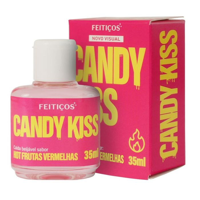 CANDY KISS - Calda Beijável - Sabor Hot Frutas Vermelhas