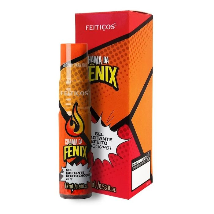 Chama da Fênix - Gel Excitante Efeito Shock Hot 17ml