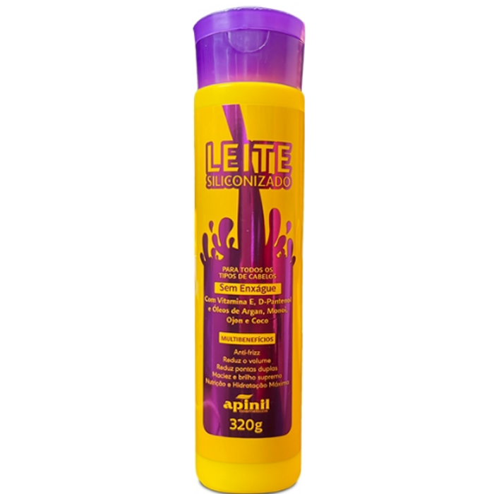 Leite Siliconizado 320g (com óleos de Argan e Ojon)