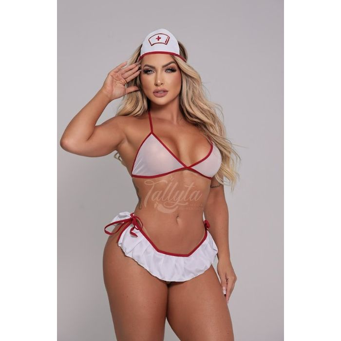 Conjunto Enfermeira Sexy