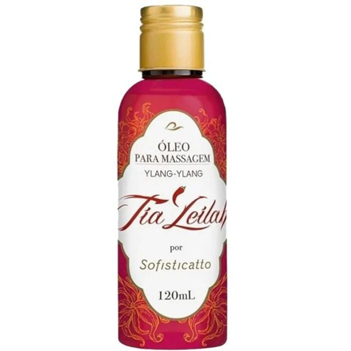 Óleo para Massagem Sensual Tia Leilah Ylang Ylang 120ml
