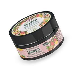Manteiga Corporal Manga + Óleo de Amêndoas + Vitamina B5 (200g hidratante)
