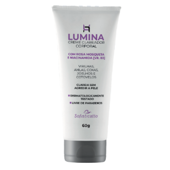 Creme Clareador Lumina 60g (Virilha e Axilas)