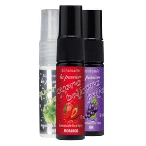 Aromatizante Bucal Quero Beijo Spray 15ml