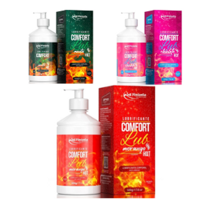 Lubrificante Beijável Aromático Comfort Lub 500g