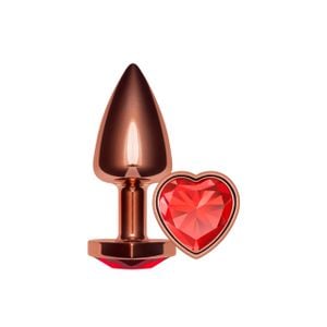Plug Anal Unique Rosê Coração